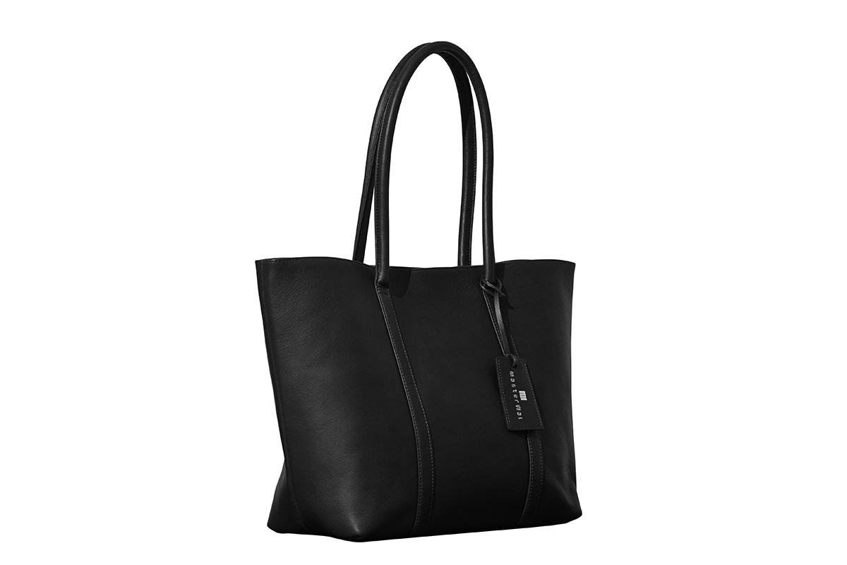 UN LEATHER TOTE BAG RIO#0015 ブラック