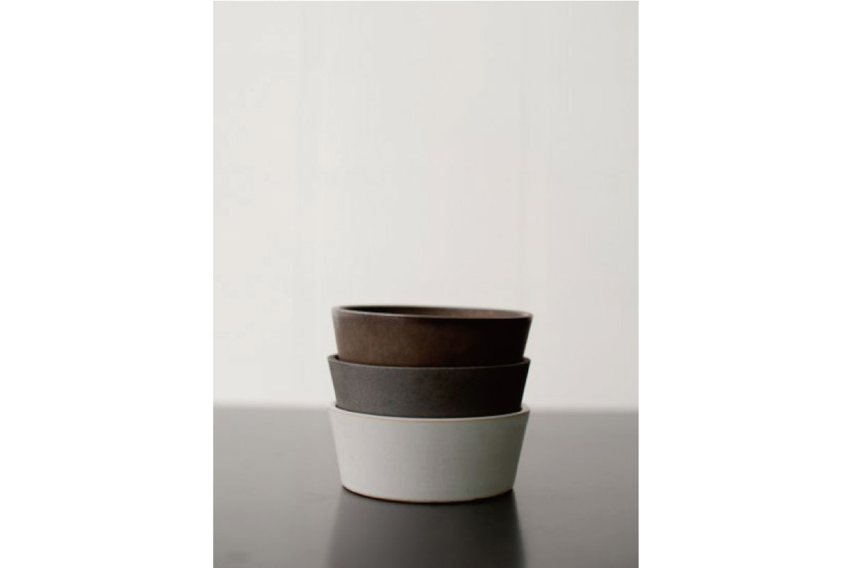 SyuRo | 炻器 bowl グレー L