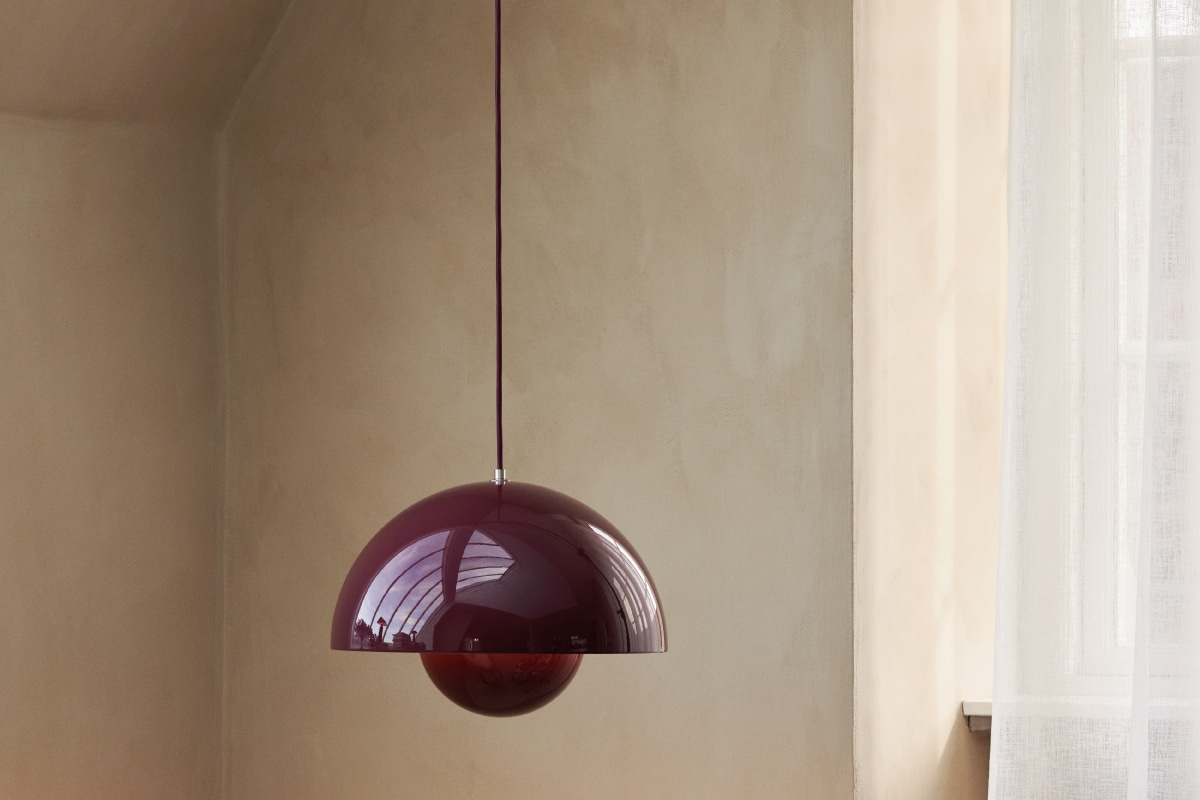 &Tradition | FLOWERPOT PENDANT VP7 Dark Plum