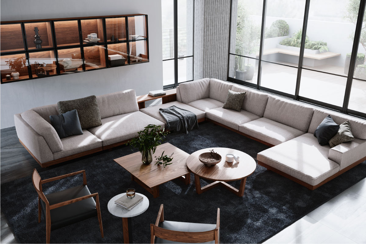 DANISH SOFA アームレスカウチ70