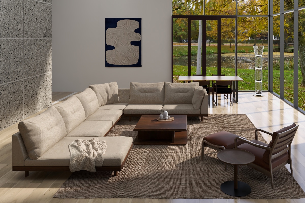 DANISH GRANDE SOFA アームレスカウチ70