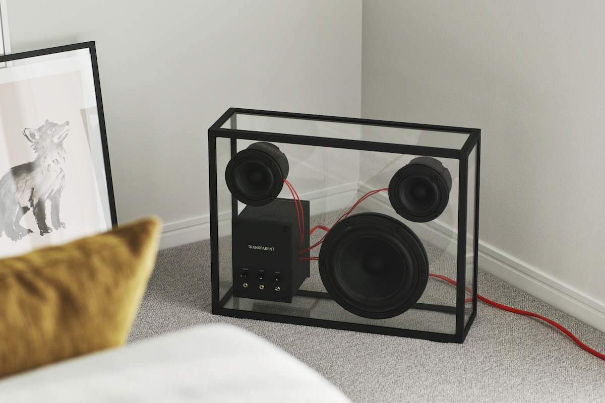 TRANSPARENT | TRANSPARENT SPEAKER BLACK/RED