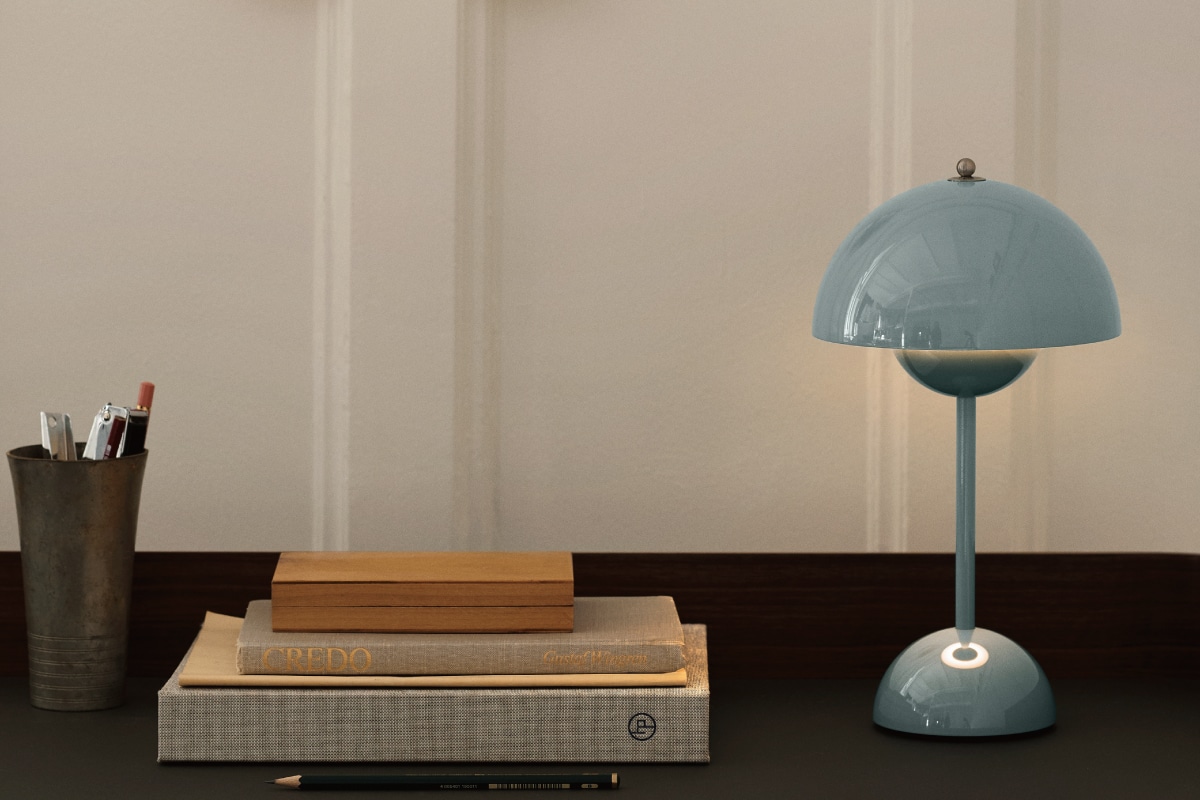 &Tradition | FLOWERPOT PORTABLE VP9 Stone Blue