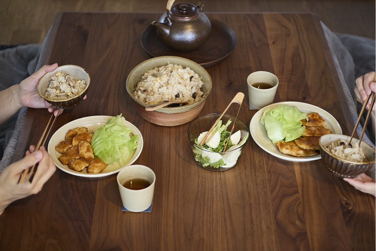COMMON ROOTS | ORANGE KOTATSU TABLE W100cm × D70cm