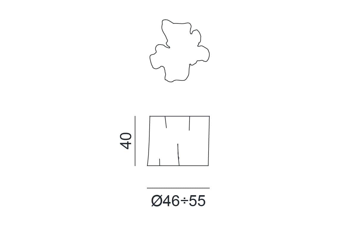 L：Φ46-55 H40cm