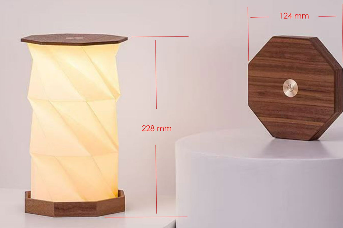 gingko design | Twist Hexagon Lamp