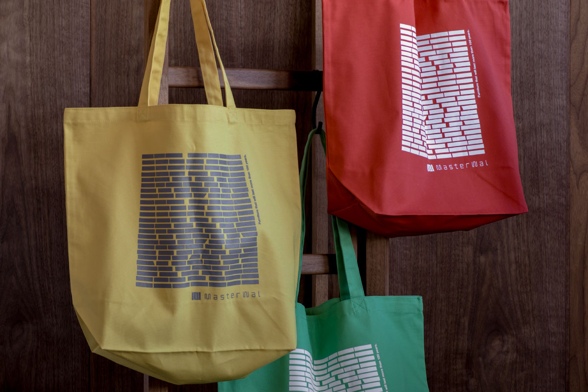 MASTERWAL FABRIC TOTE BAG LUMBER ライム