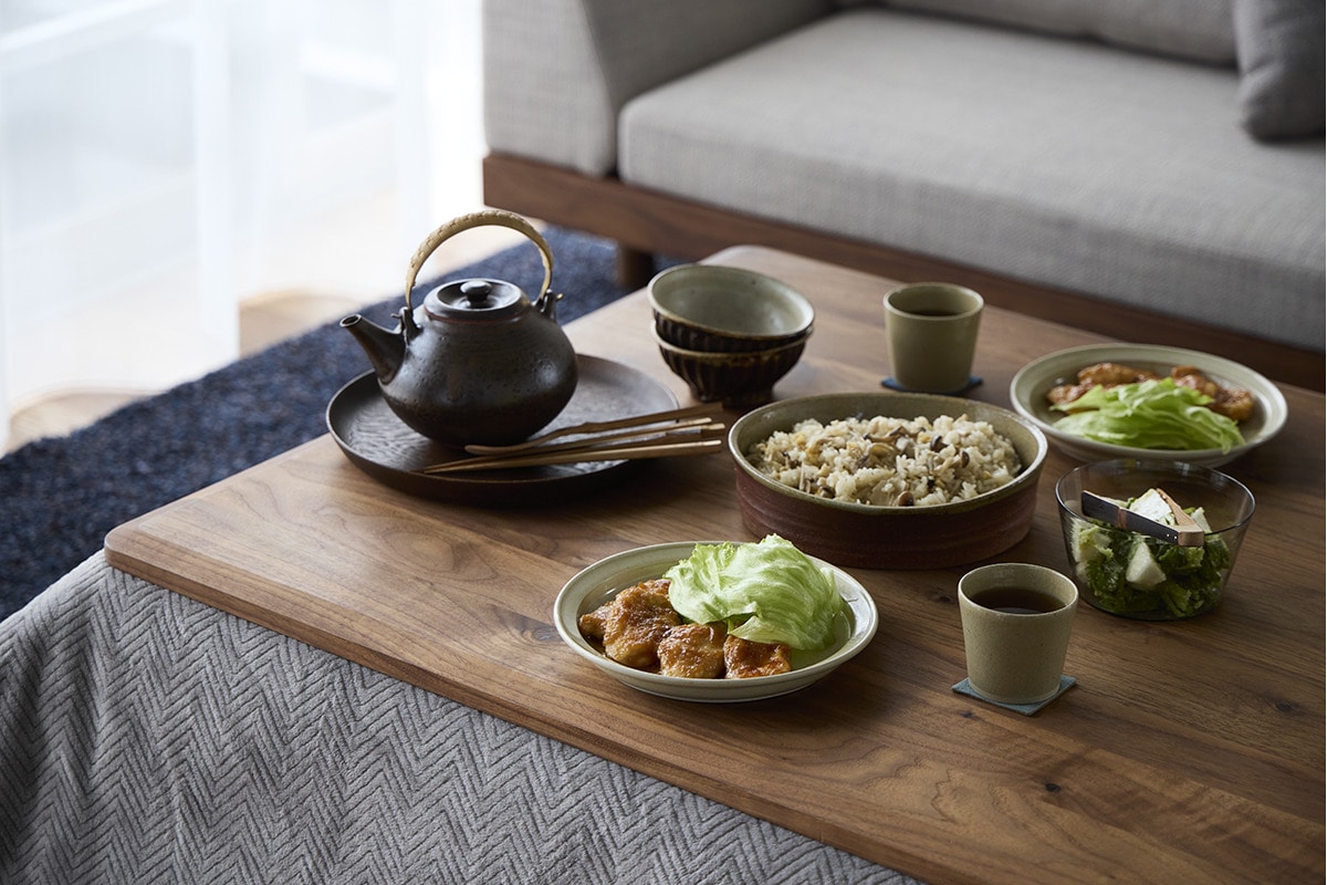 COMMON ROOTS | ORANGE KOTATSU TABLE W100cm × D70cm