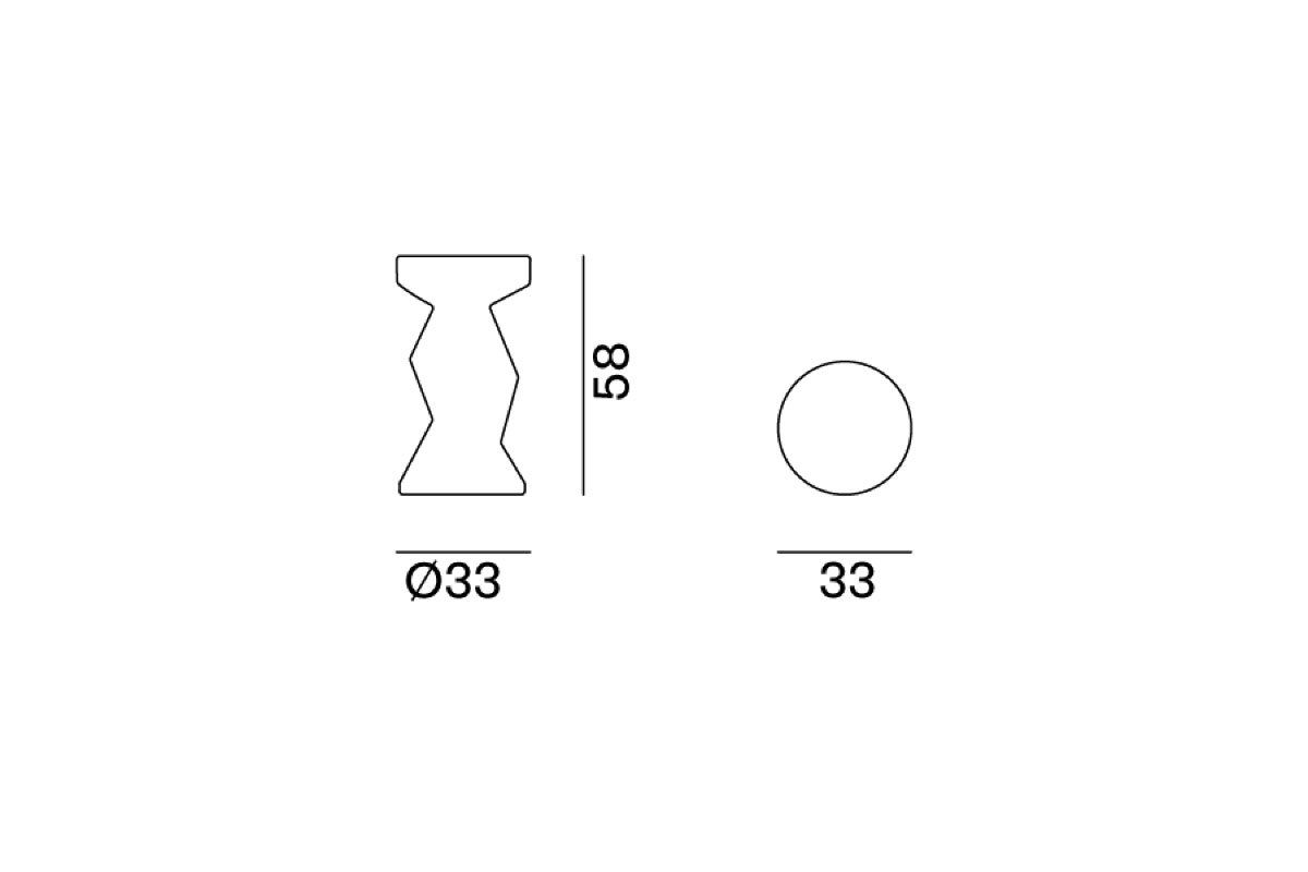 GERVASONI | INOUT 49 Φ33 H58cm