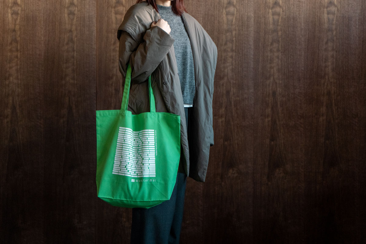 MASTERWAL FABRIC TOTE BAG LUMBER ライム