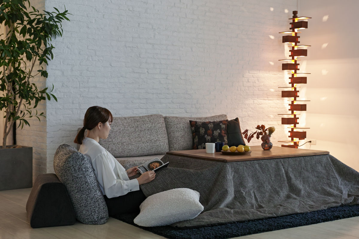 COMMON ROOTS | ORANGE KOTATSU TABLE W100cm × D70cm