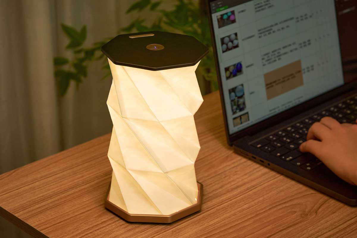 gingko design | Twist Hexagon Lamp