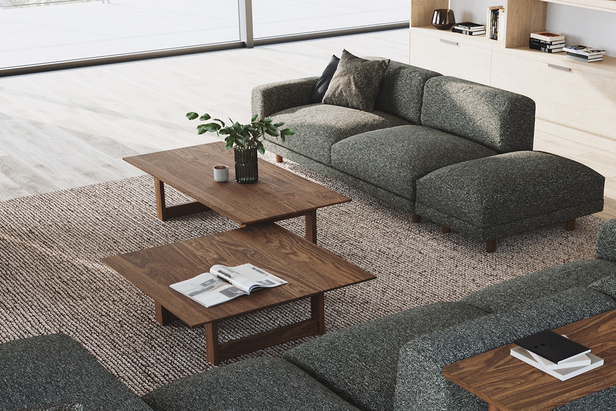 YU UT3 LIVING TABLE W120cm D65cm H30cm