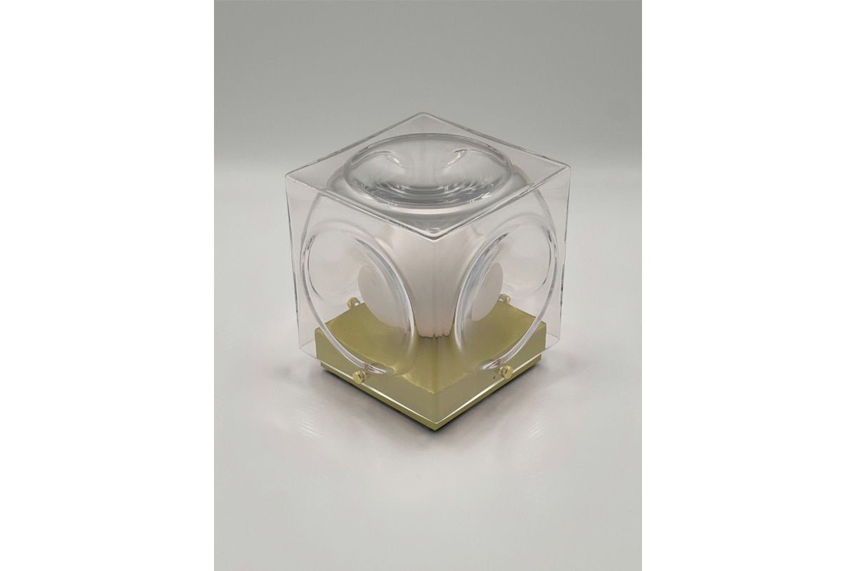 LEE BROOM | CHANT PORTABLE LAMP CLEAR & GOLD