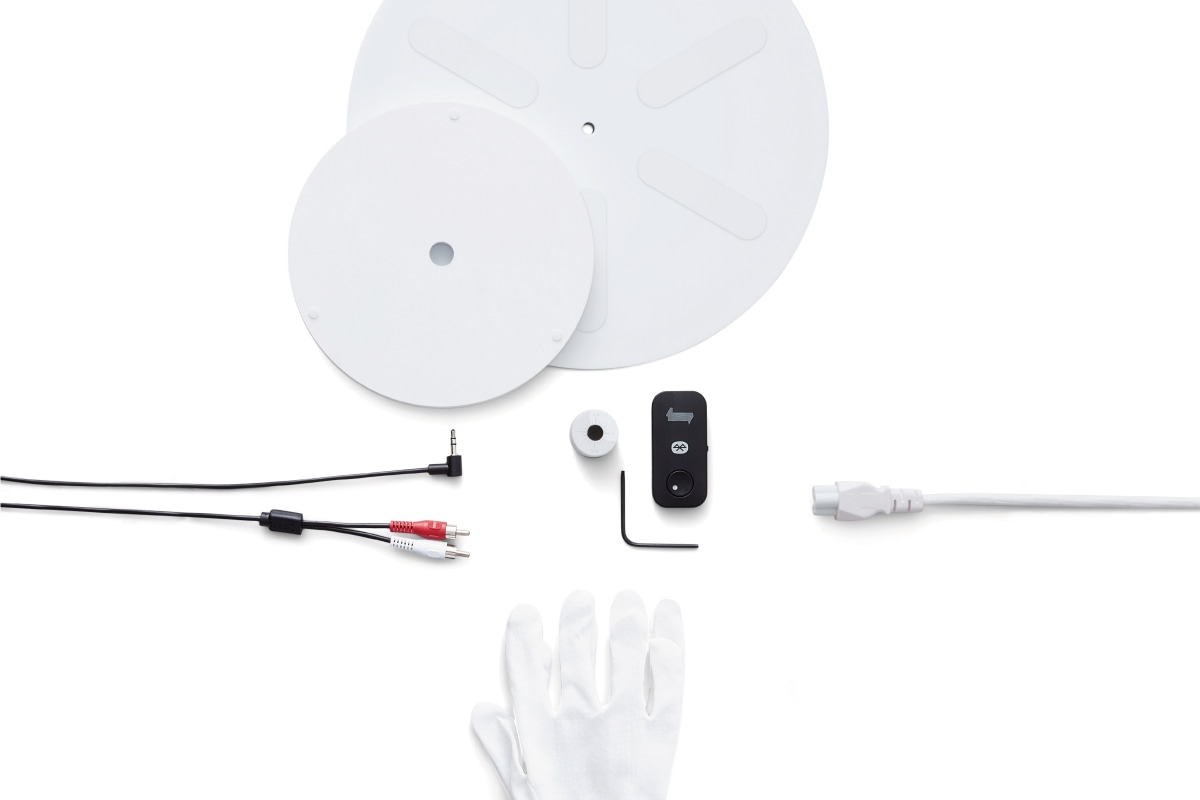 TRANSPARENT | Turntable WHITE