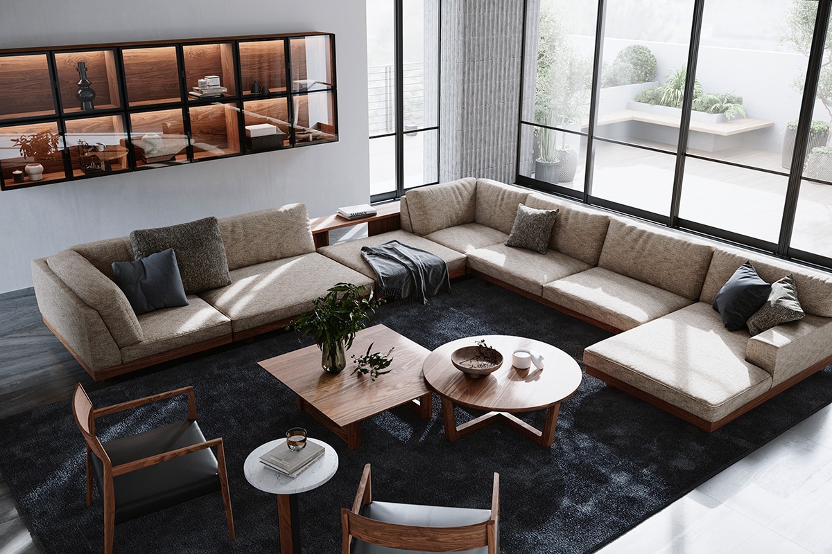 YU UT3 LIVING TABLE W120cm D65cm H35cm