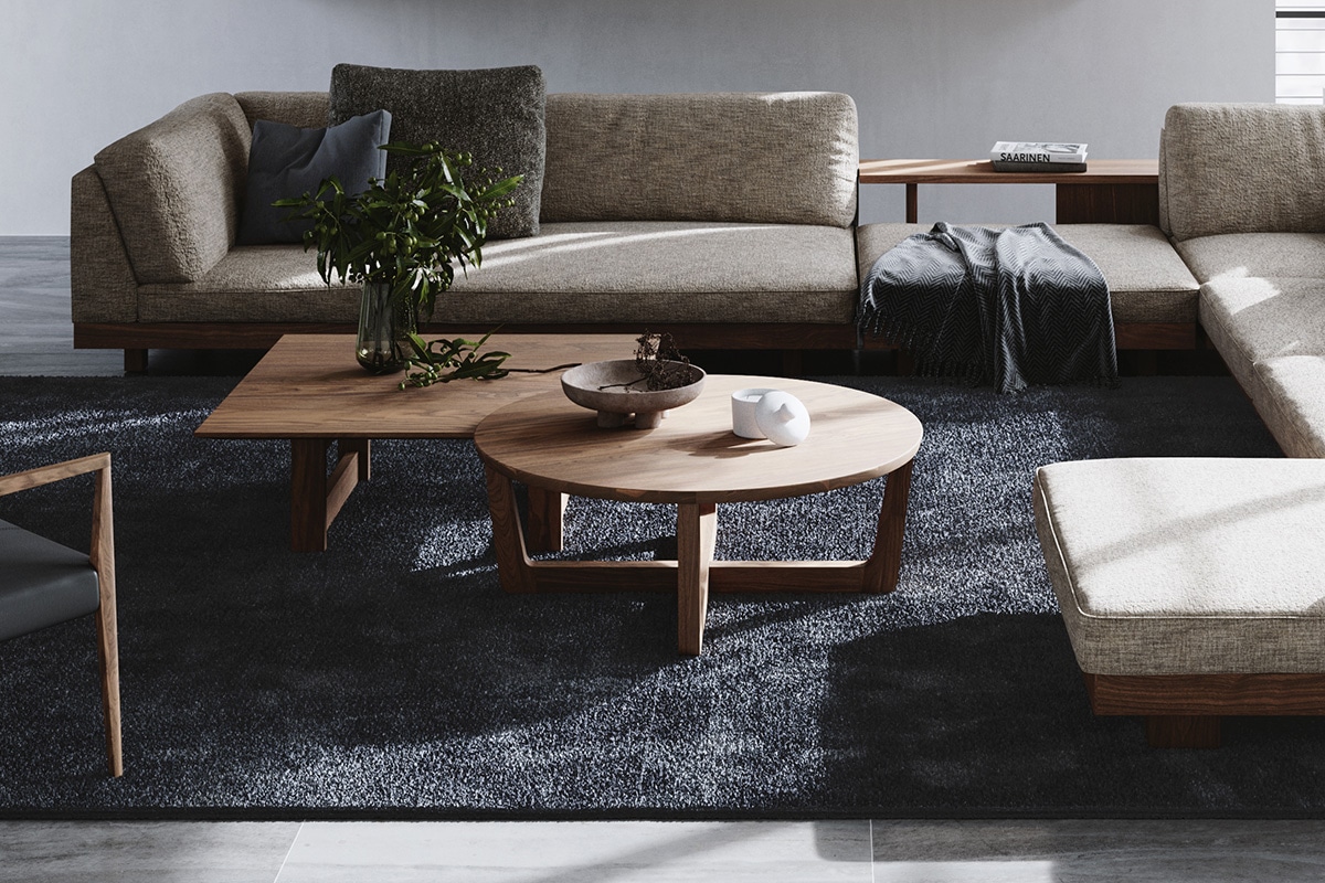 YU UT3 LIVING TABLE W120cm D65cm H30cm