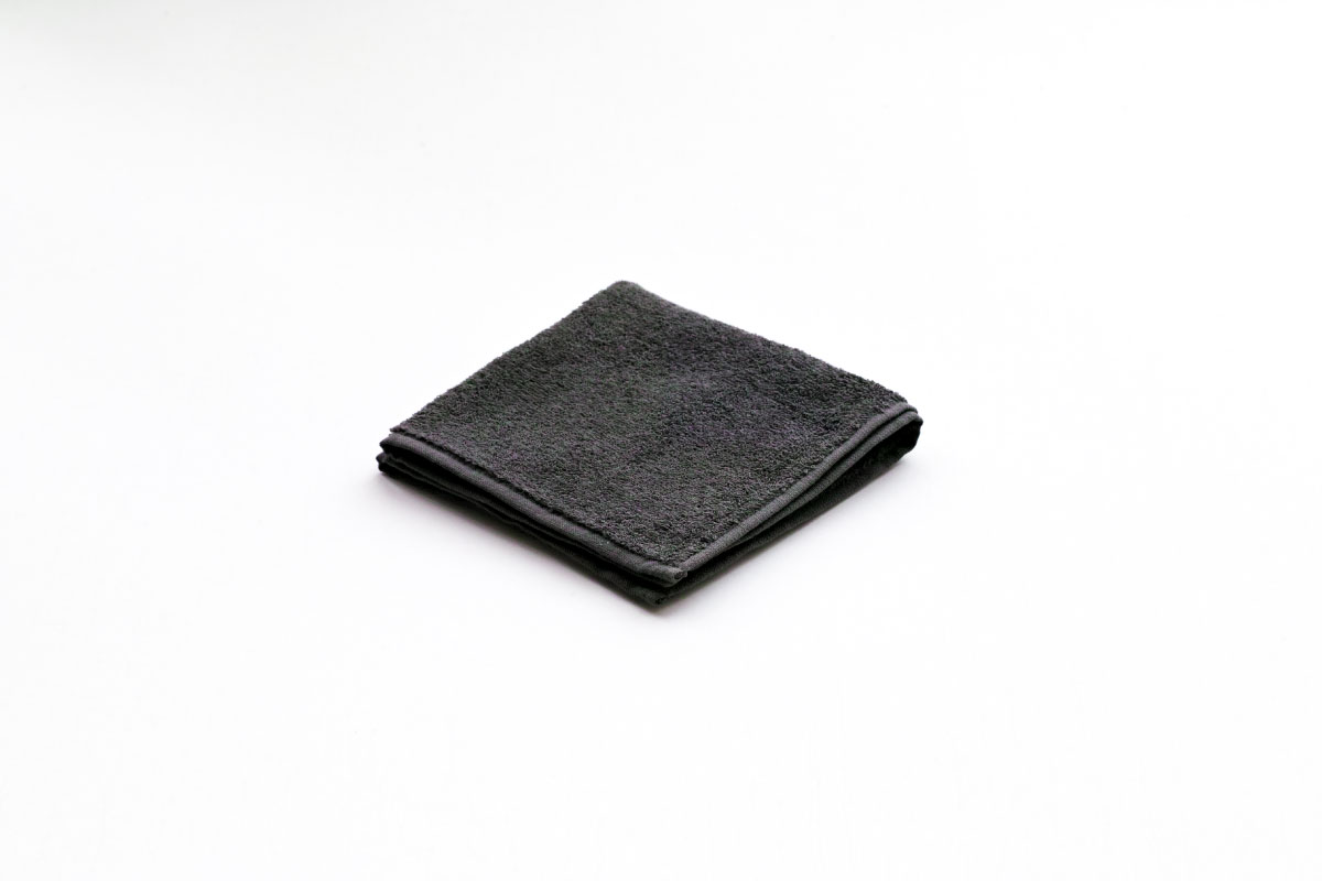 MASTERWAL BLISS TOWEL ダークグレー ミニタオル(25×25cm)