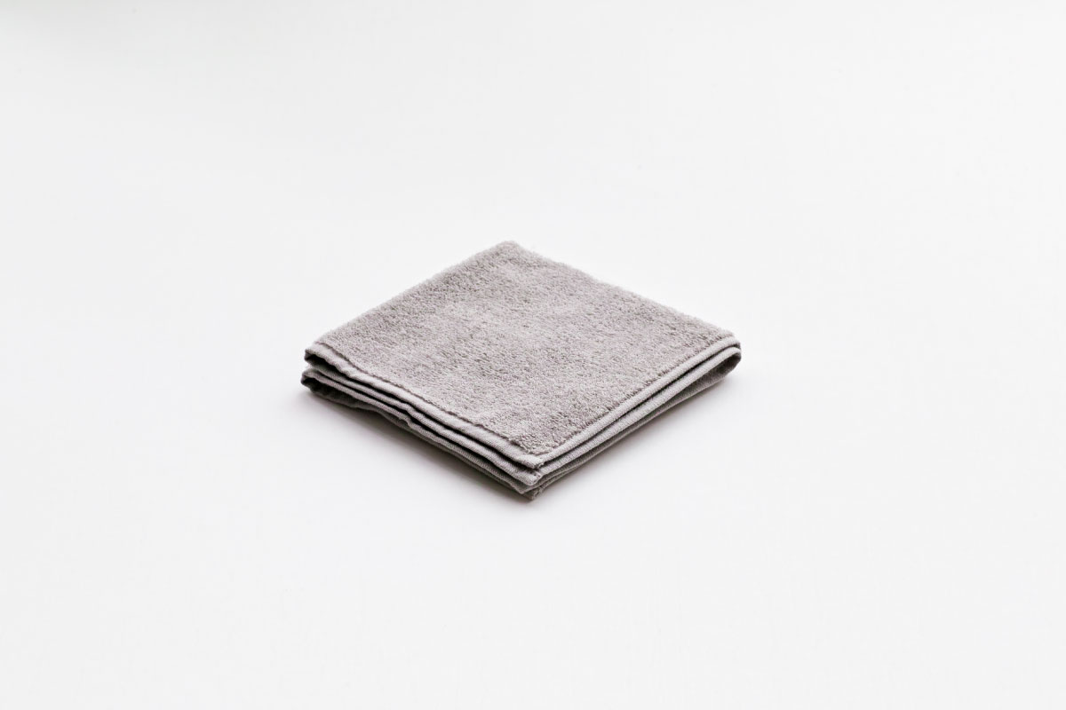 MASTERWAL BLISS TOWEL シルバーグレー ミニタオル(25×25cm)