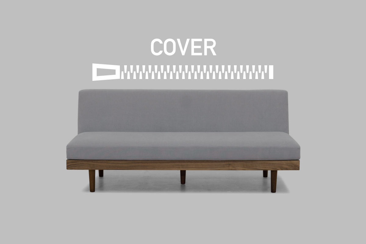 CHILL SOFA SEAT COVER アームレス2シーター 140