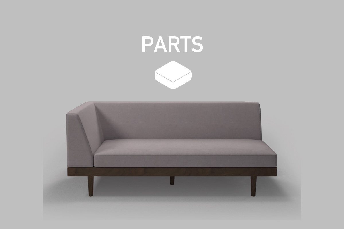 CHILL SOFA PARTS シングルアーム2シーター 160用　座クッション中材（単品）