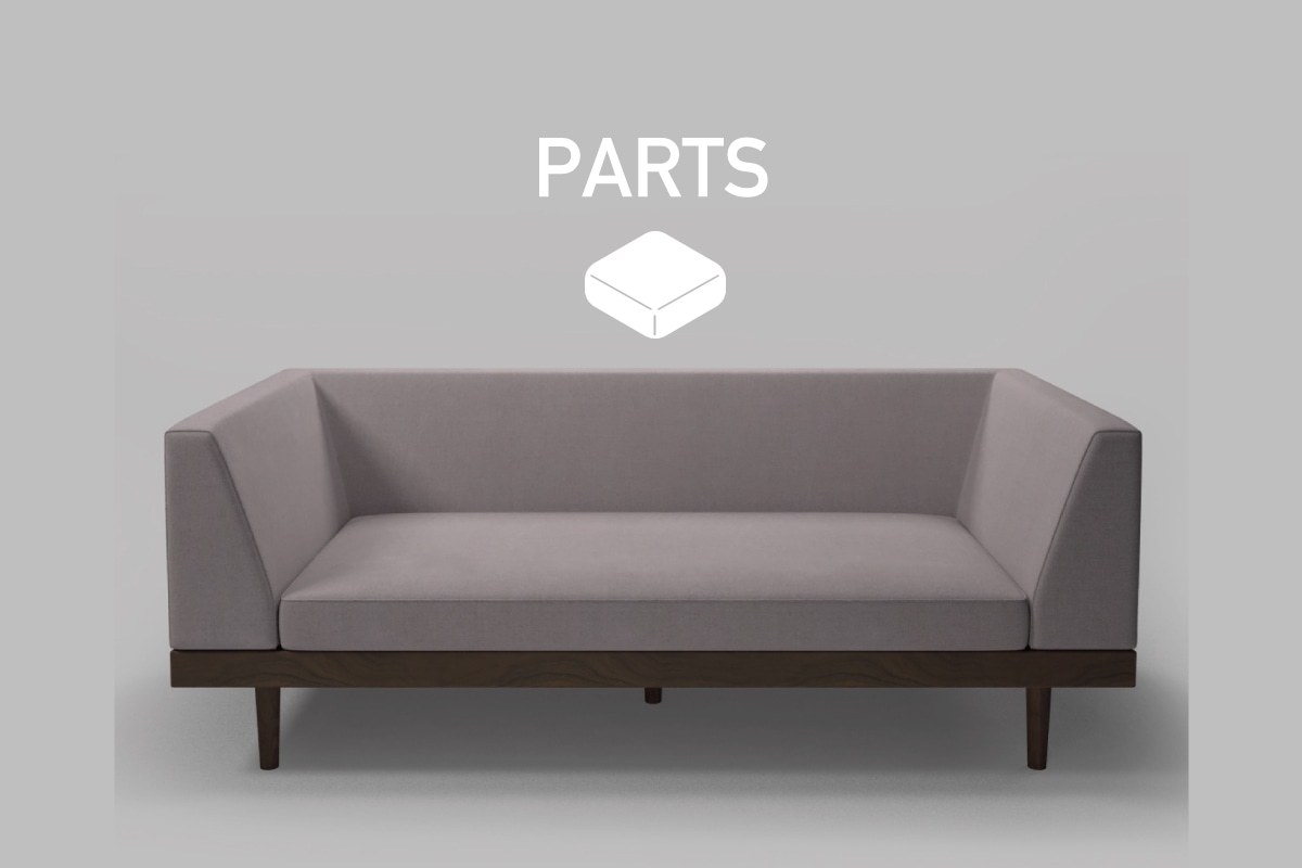 CHILL 925 SOFA PARTS ダブルアーム2シーター180用　座クッション中材（単品）