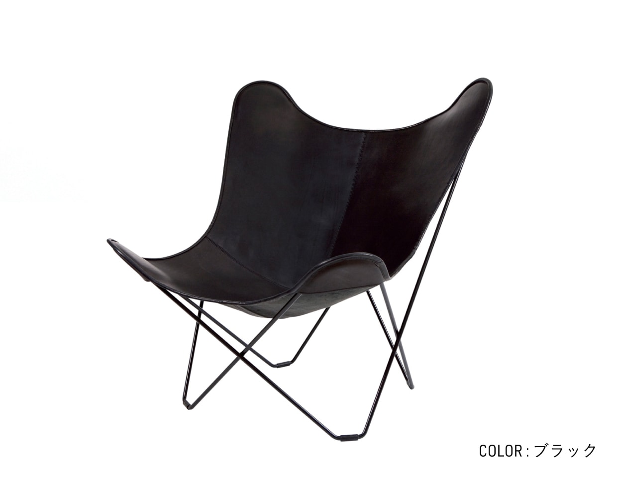 CUERO | BKF CHAIR マリポサ ブラック