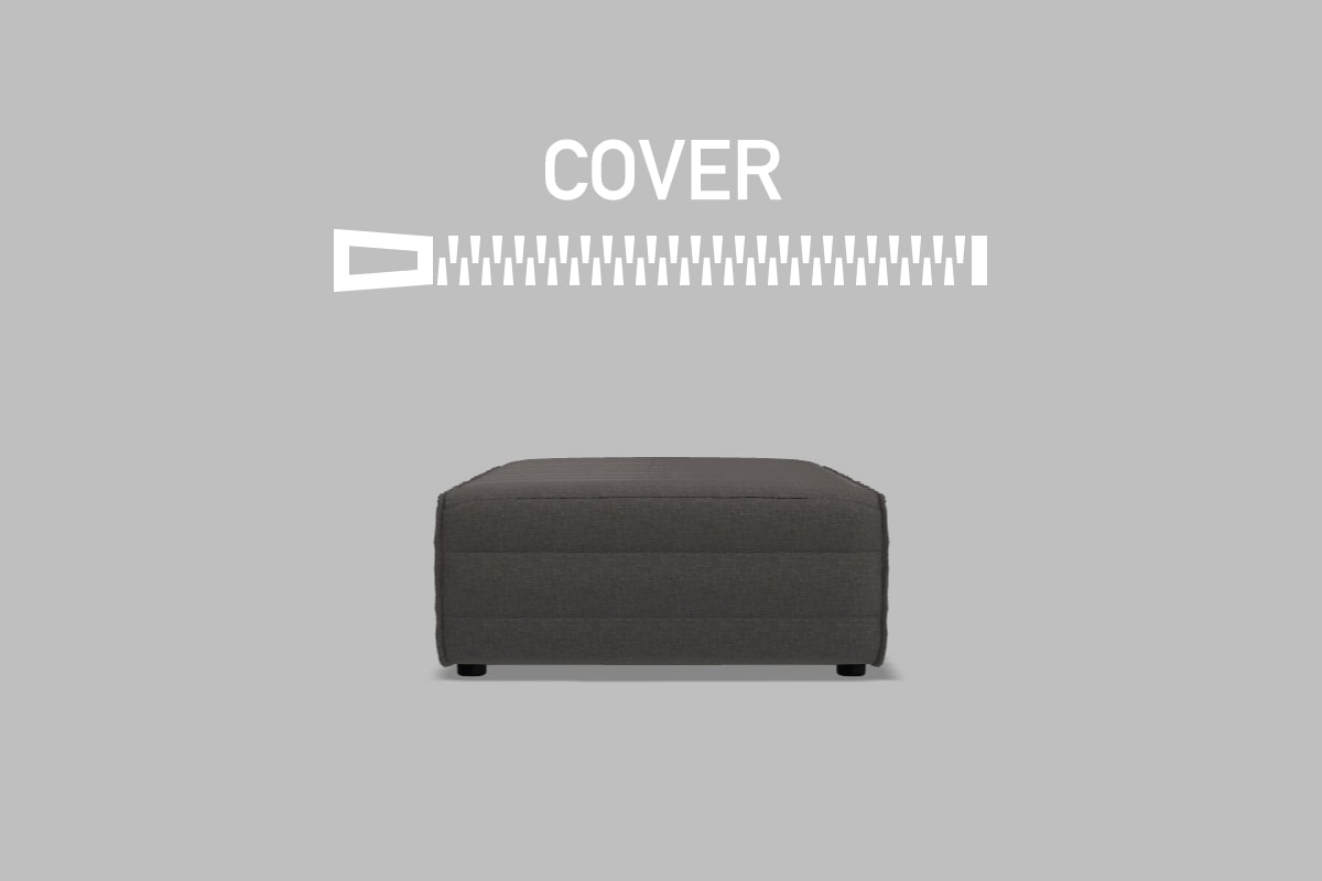 GERVASONI | SAMET 04 COVER SAMET 04 シードパーツ　幅90cm 奥行146cm