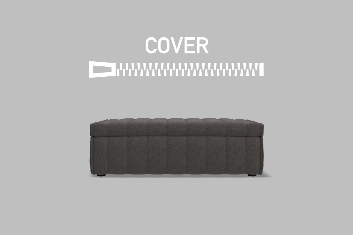 GERVASONI | SAMET LOW 03V COVER サメット ロー 03V　モジュラーソファシート　カバー