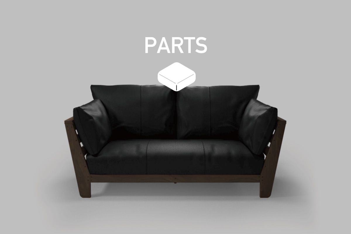 HEAVEN 850 SOFA PARTS 2シーター180用　背クッション中材（片側単品）