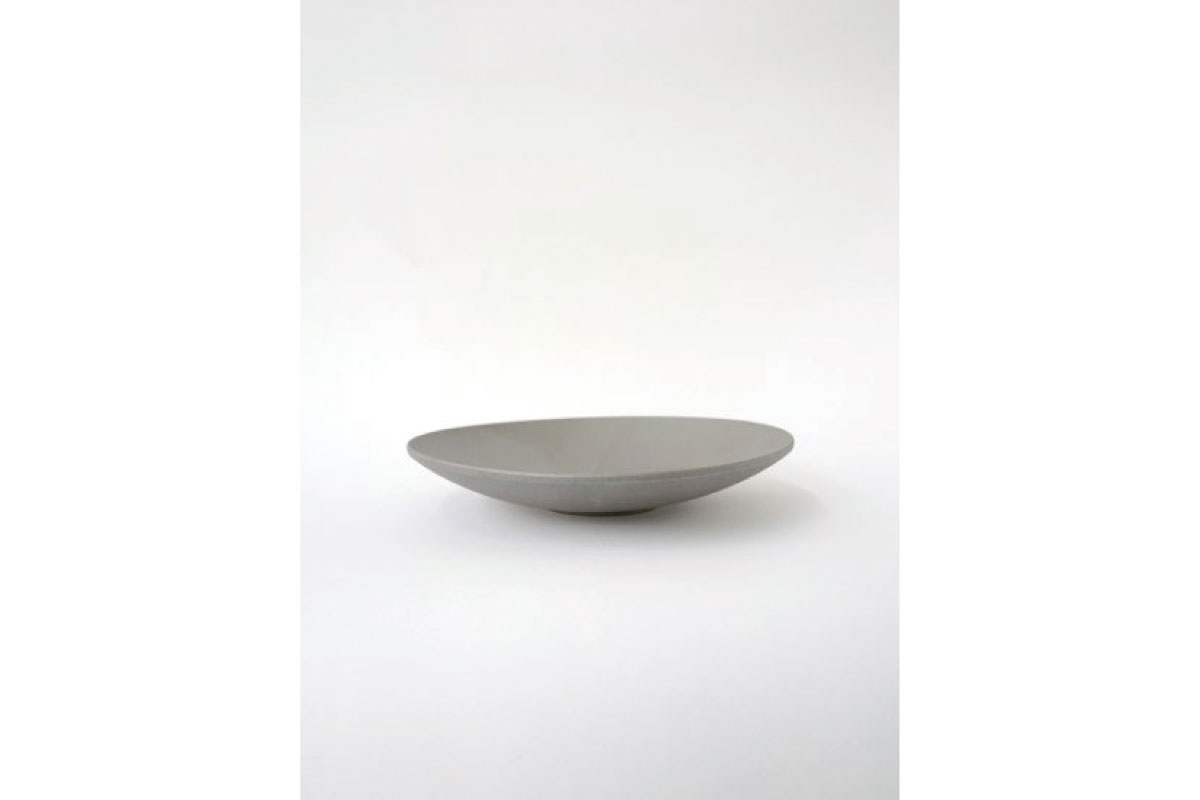 SyuRo | 炻器 Deep Plate グレー M