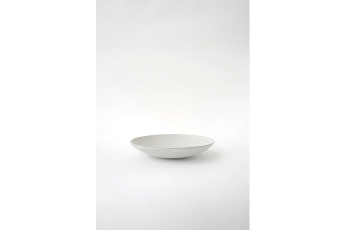 SyuRo | 炻器 Deep Plate 白 S