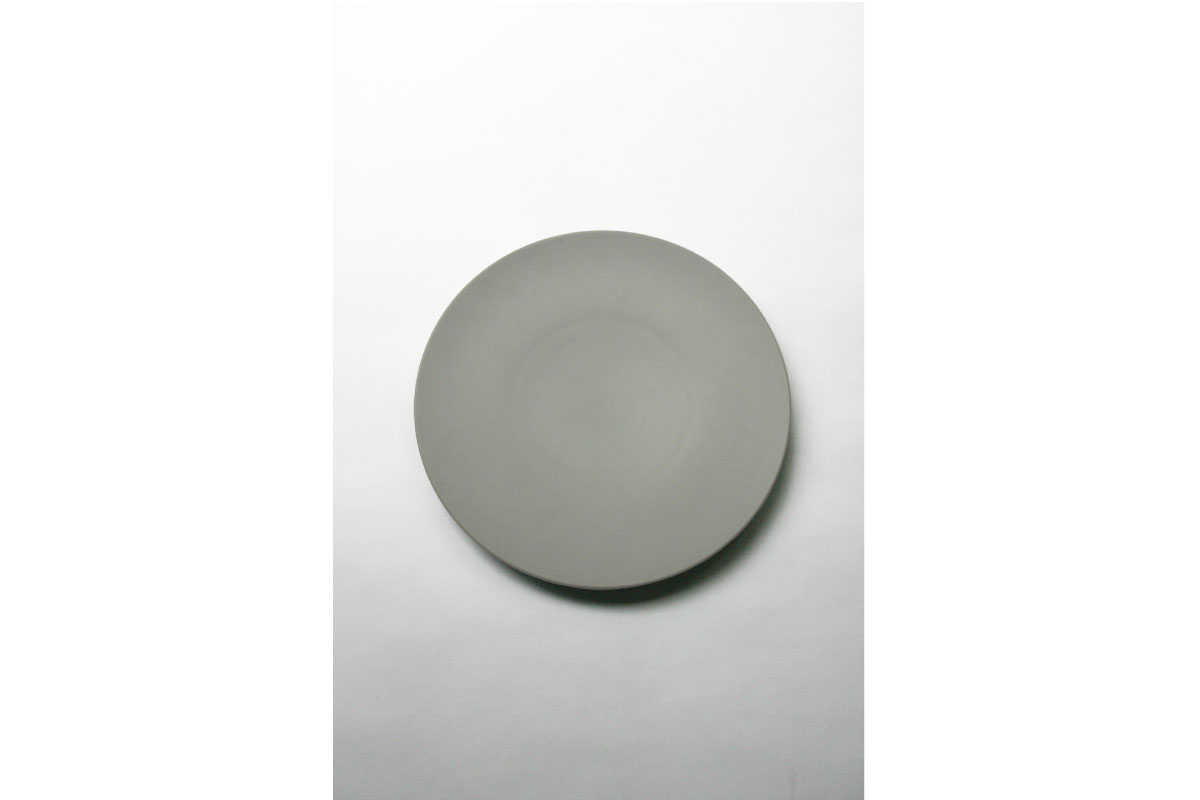 SyuRo |  炻器 plate ブルー L