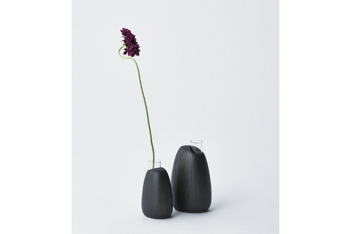 SASAKI | Mango vase ダークグレー スモール