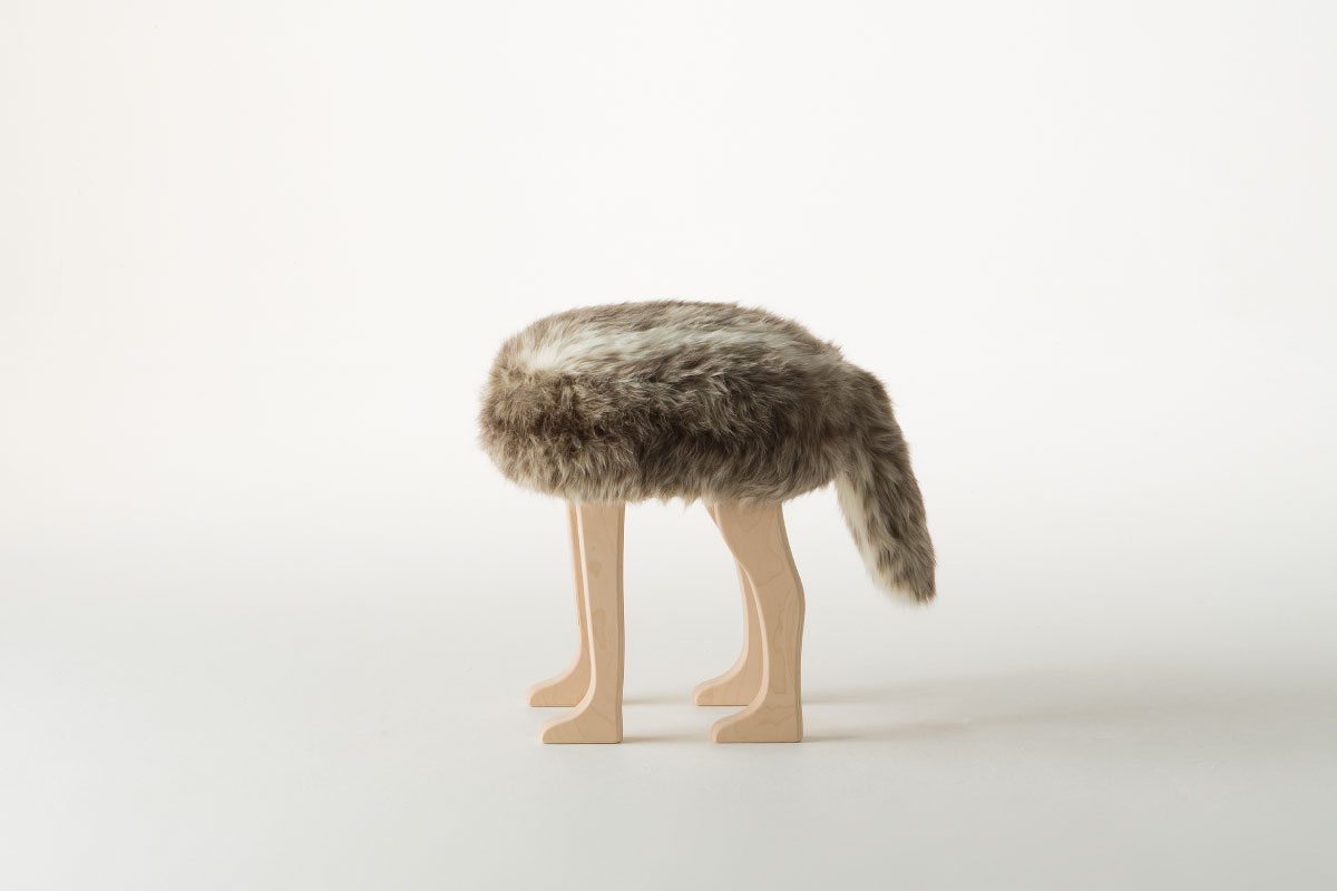 匠工芸 | ANIMAL STOOL コヨーテブラウン（L）