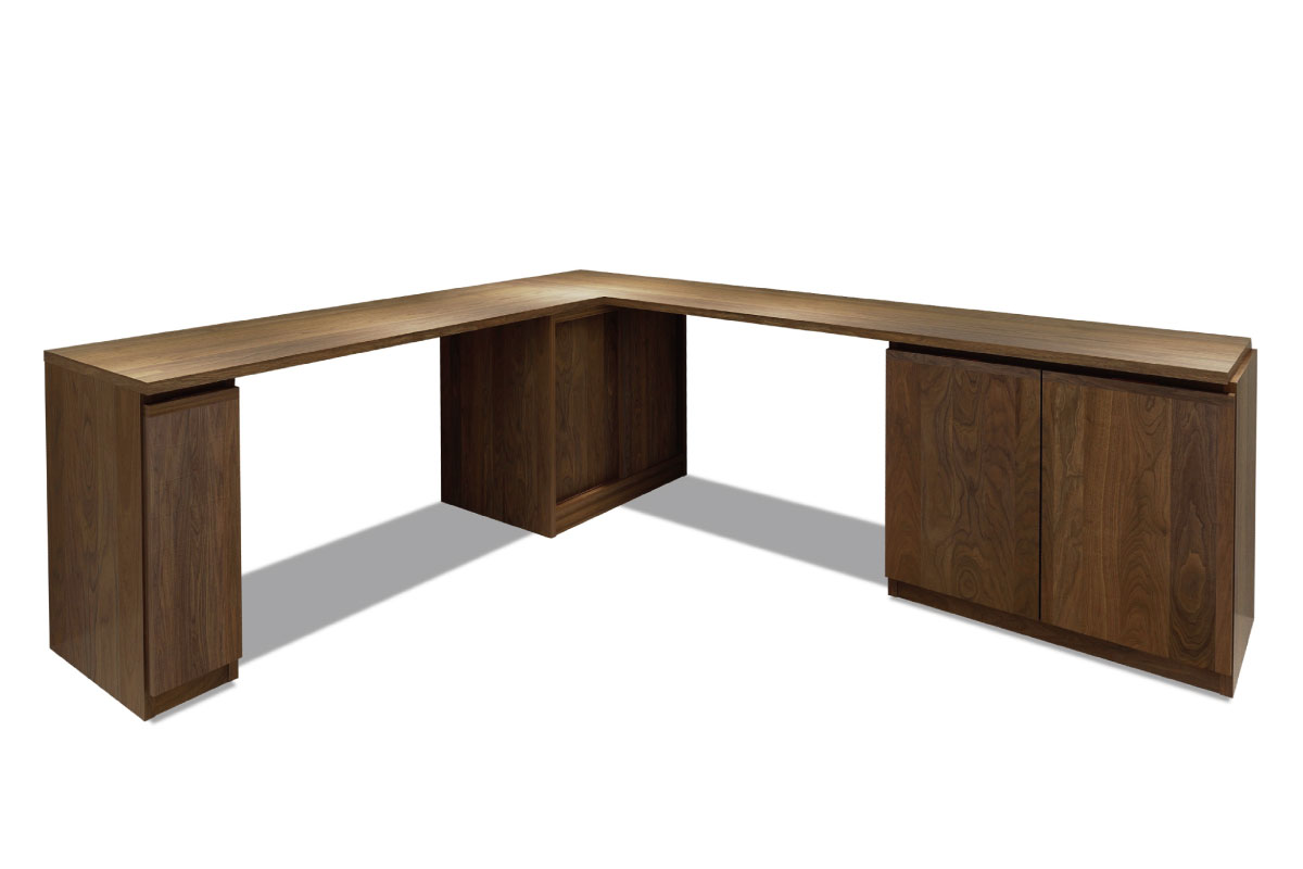 NOTE SYSTEM DESK SET 天板200+サイドトップ140.2キャビネット20左開き+キャビネット70+コーナースライド