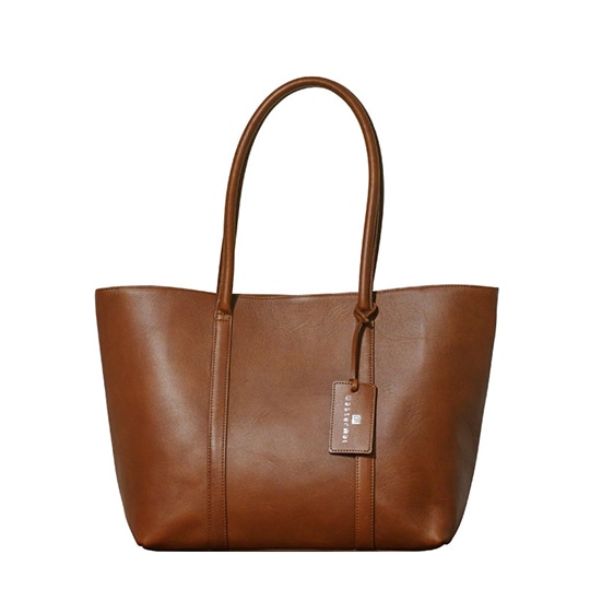 UN LEATHER TOTE BAG